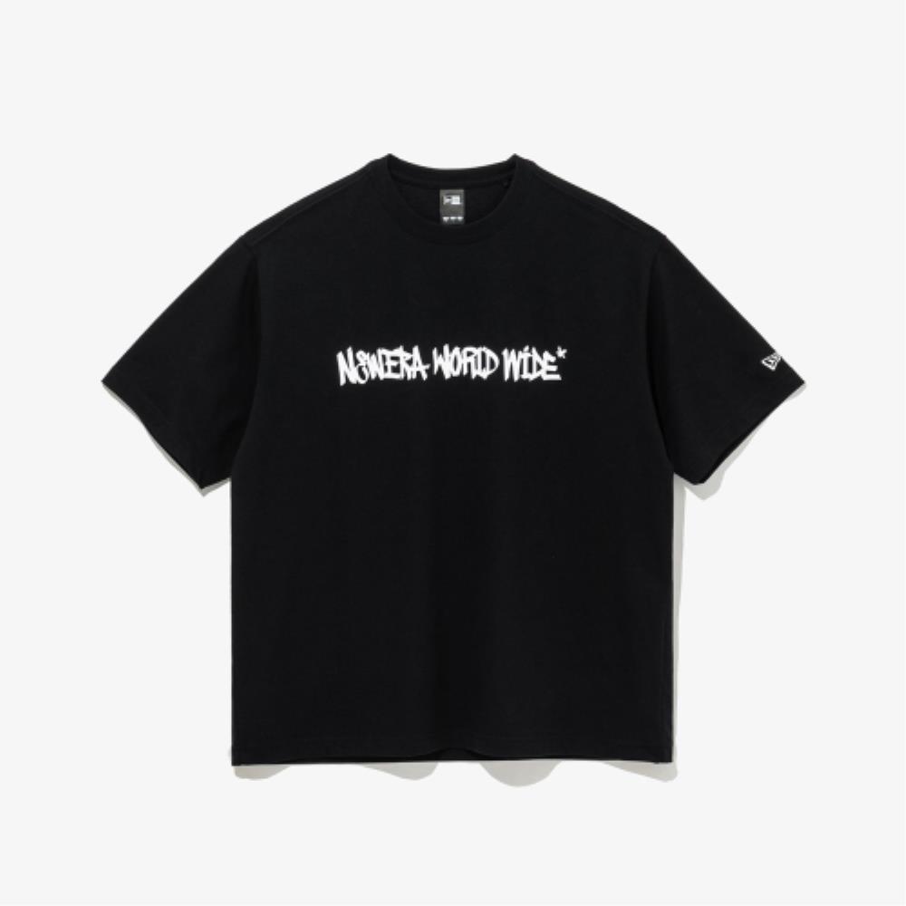 ☆New Era☆ New Era World Wide T-Shirt Black 14679799