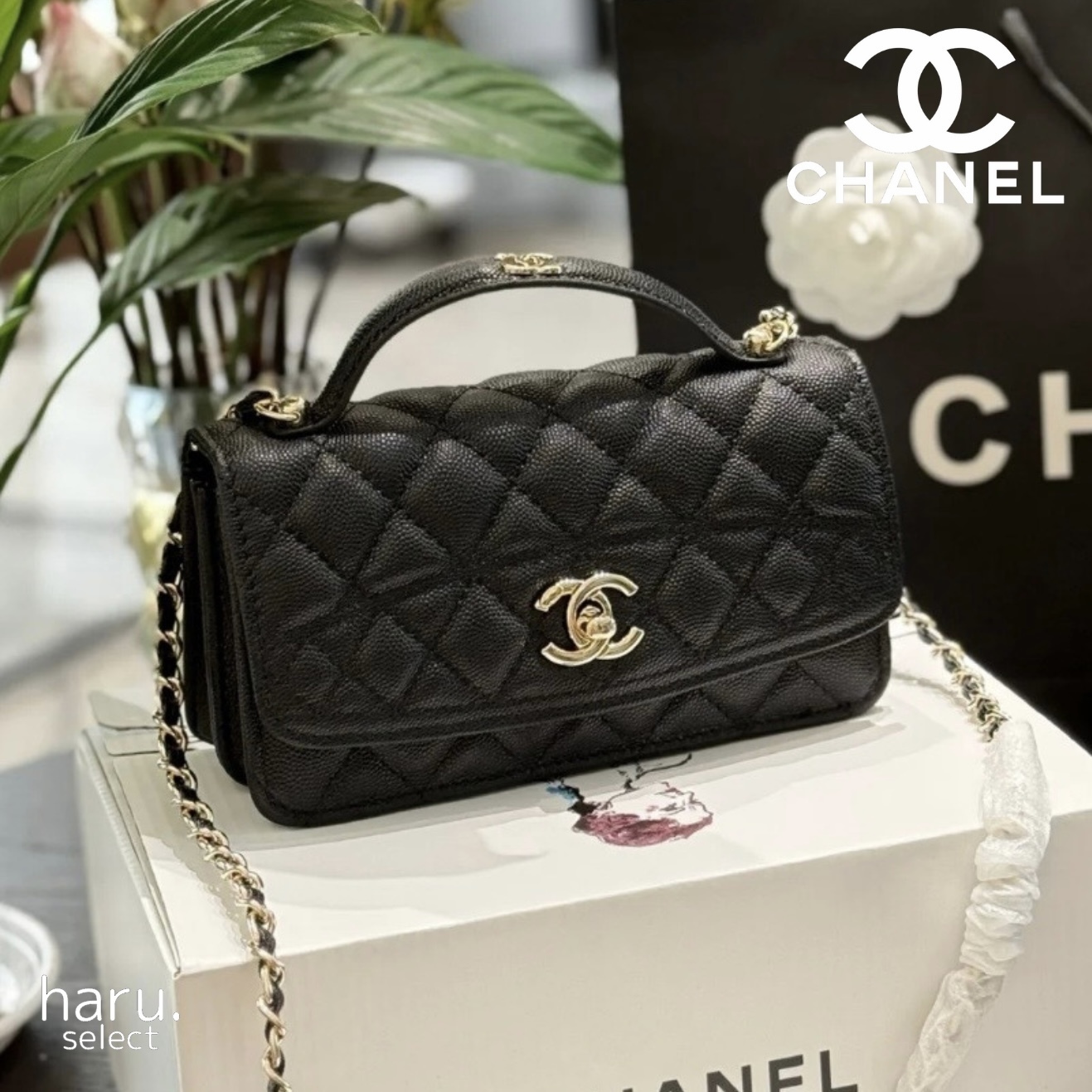 大人可愛い♡上品【CHANEL】チェーン クラッチ バッグ