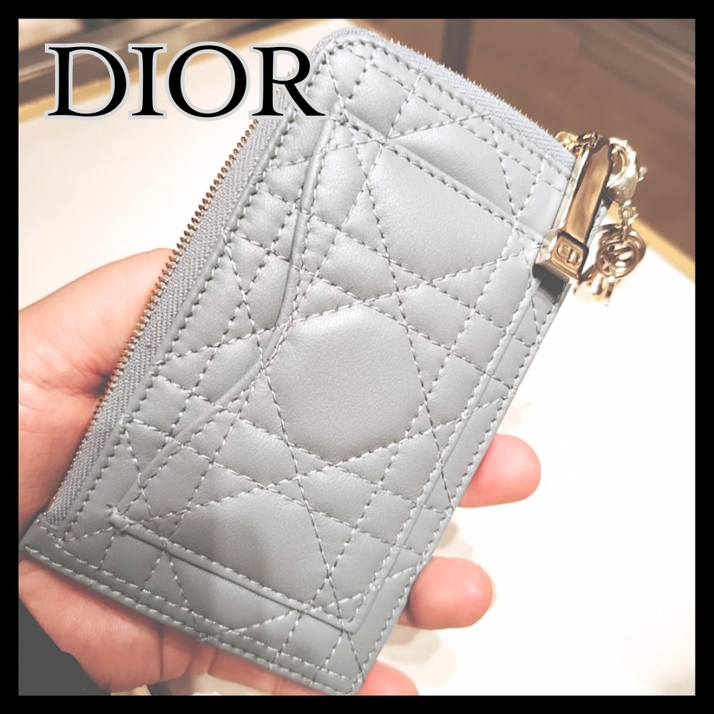 【限定♪エレガント】Lady Dior Cosmos ジップ カードホルダー