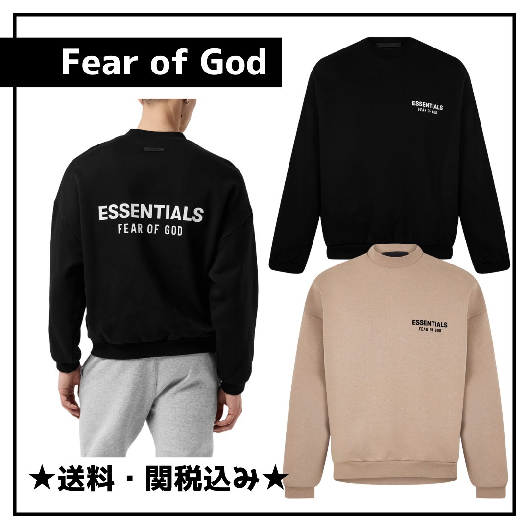 【Fear of God Essentials】ロゴ クルーネック スウェットシャツ