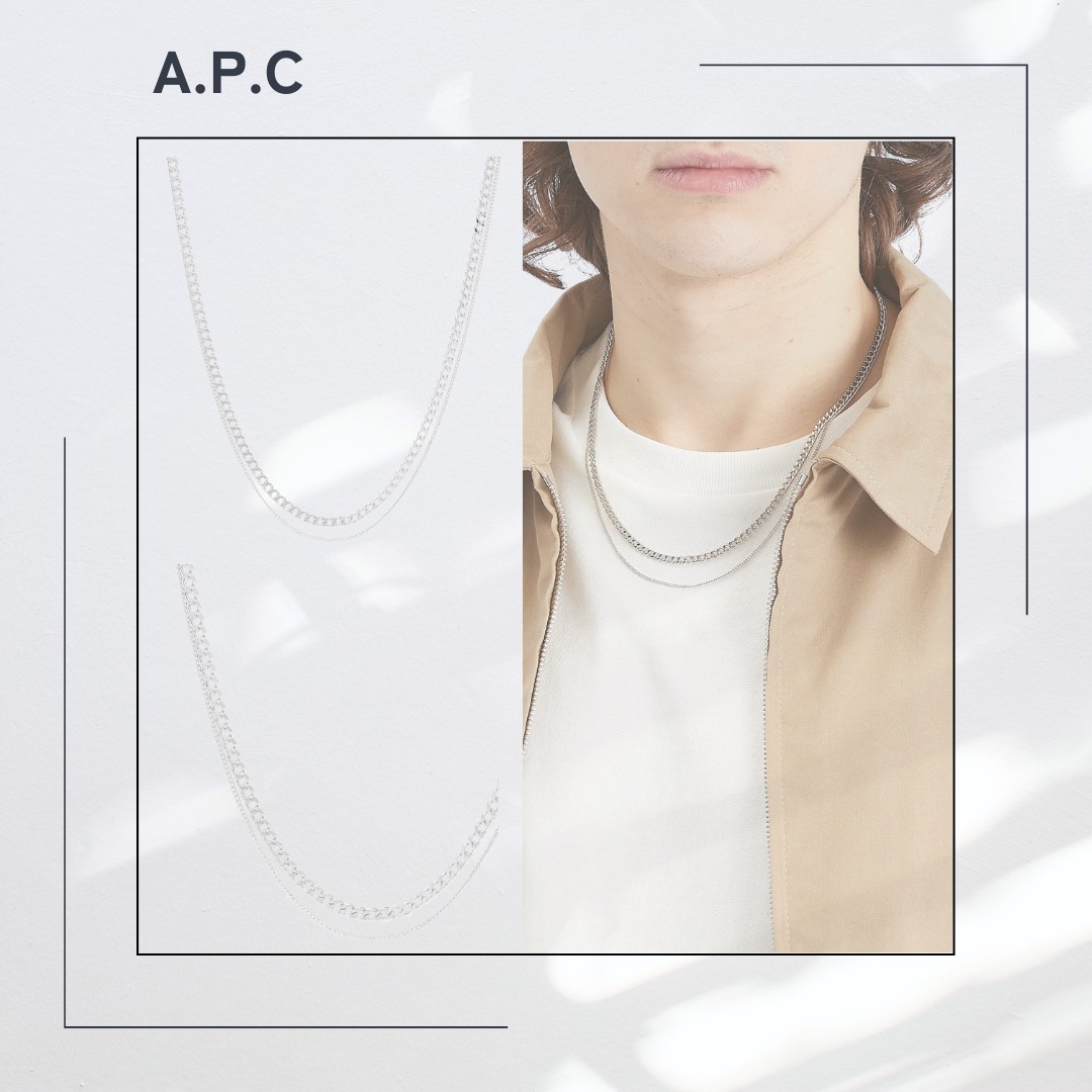 デイリーユースに最適♪【A.P.C】ミニマルネックレス