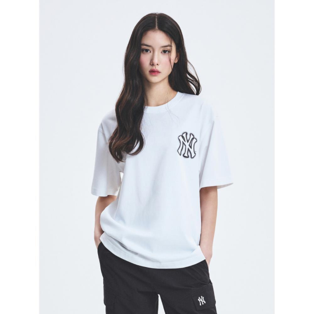 ☆MLB Korea☆ Basic Street Logo Overfit Short Sleeve T-Shirt