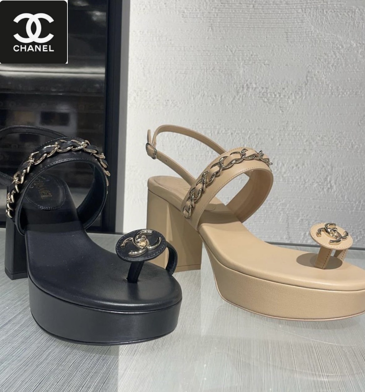 春夏にマストアイテム♡美脚効果【CHANEL】サンダル