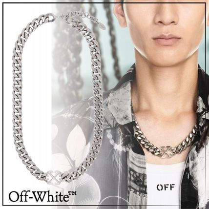 【OFF-WHITE】オフホワイト シルバーネックレス Off-White(オフホワイト) ネックレス・チョーカー(メンズ