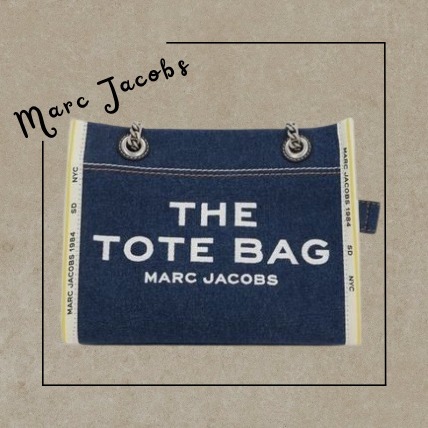 MARC JACOBS デニムチェーンスモールトートバッグ
