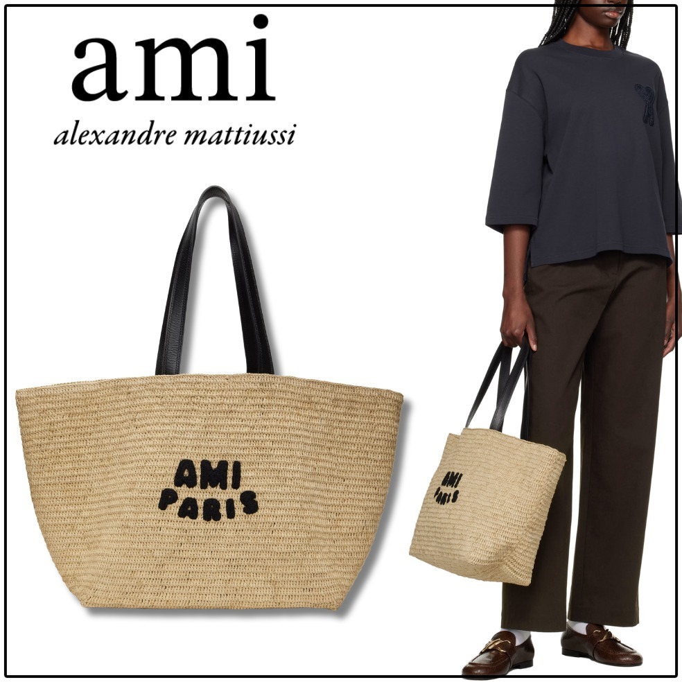 関税込み＊送料無料 国内発送【AMI PARIS】トートバッグ