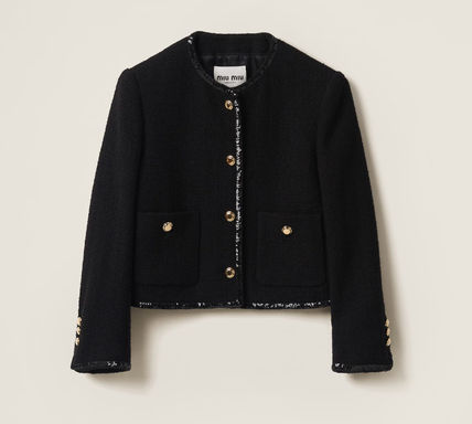【MiuMiu】スパンコール装飾 ジップ ブリーフ☆SALE中 スパンコール MiuMiu(ミュウミュウ) レディース - 海外通販のBUYMA