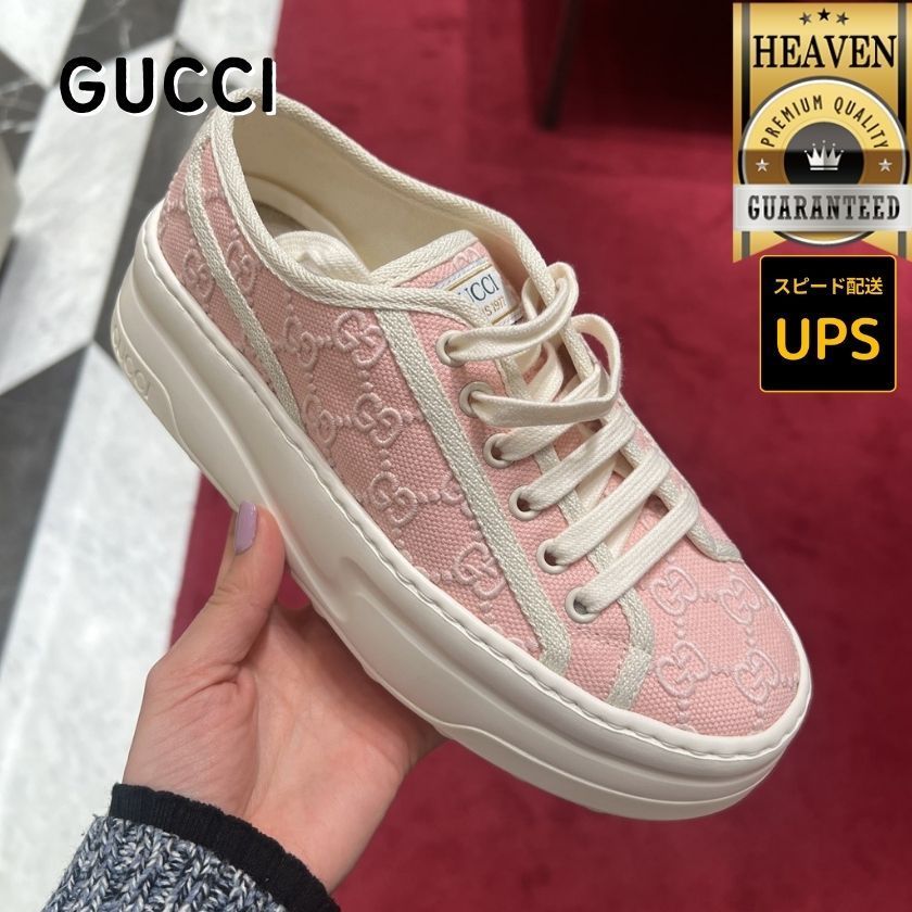 6万取引突破★UPS速達便利用！【GUCCI】TENNIS TREK_スニーカー