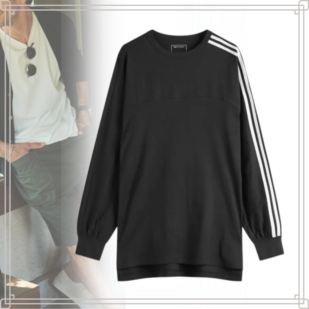 ◆大人気◆【Y-3】3ストライプ ロングスリーブTシャツ