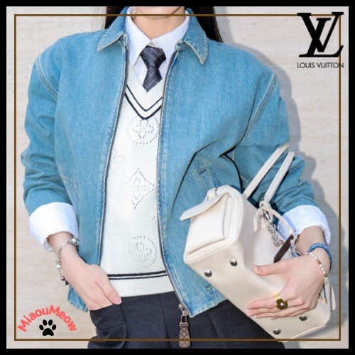 【シンプル♪着やすいデニム】LouisVuitton★ボンバージャケット