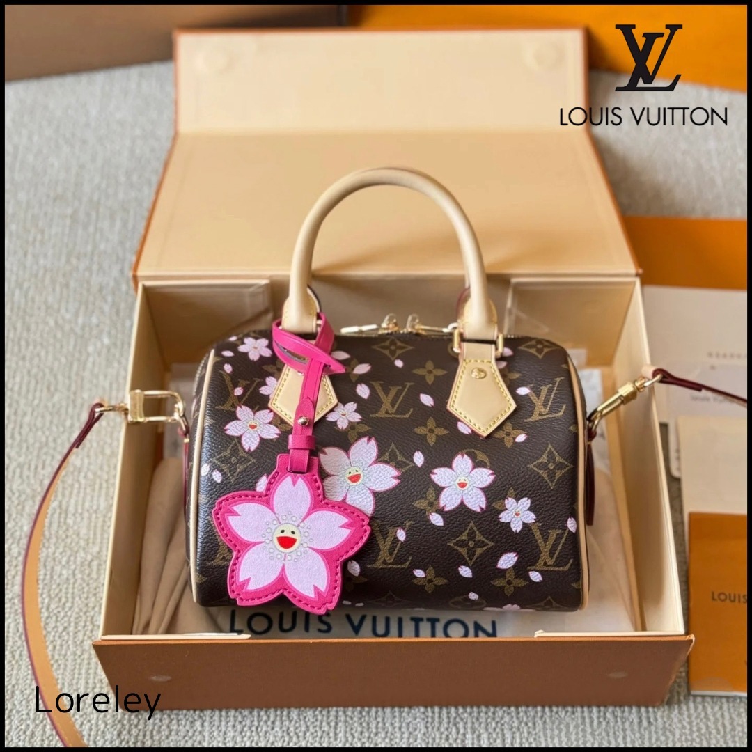 【華やか】ルイヴィトン LV×TM スピーディ・バンドリエール 25