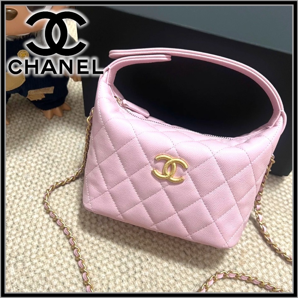 春カラーが可愛い♪【CHANEL】ハンドバッグ