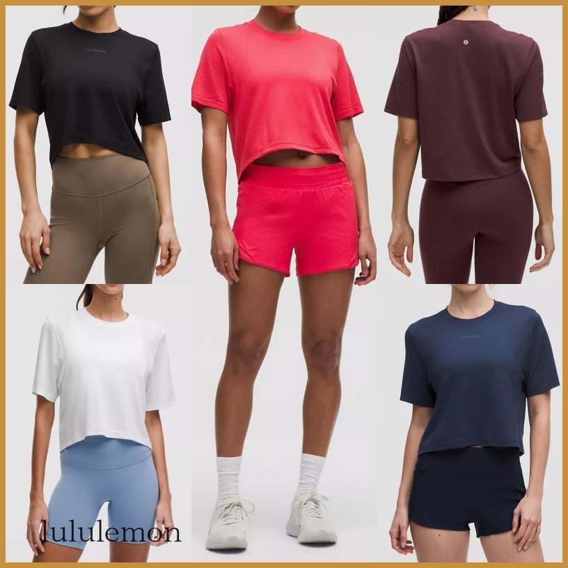 ★lululemon★定番大人気★Swiftly High-Low 半袖★クロップド丈
