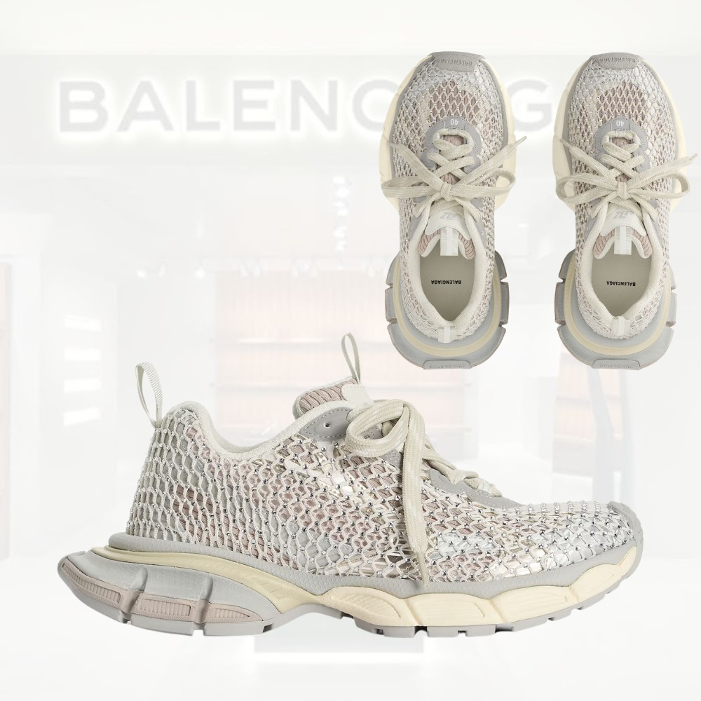 送料込+BALENCIAGA+3xl Fishnet スニーカー