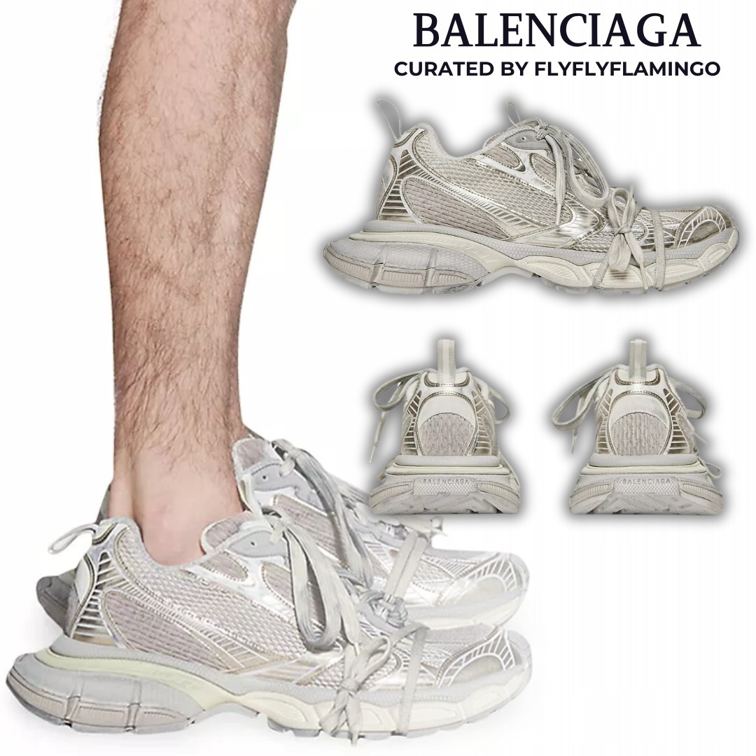 バレンシアガ【BALENCIAGA】3XL ロゴ メッシュ スニーカー