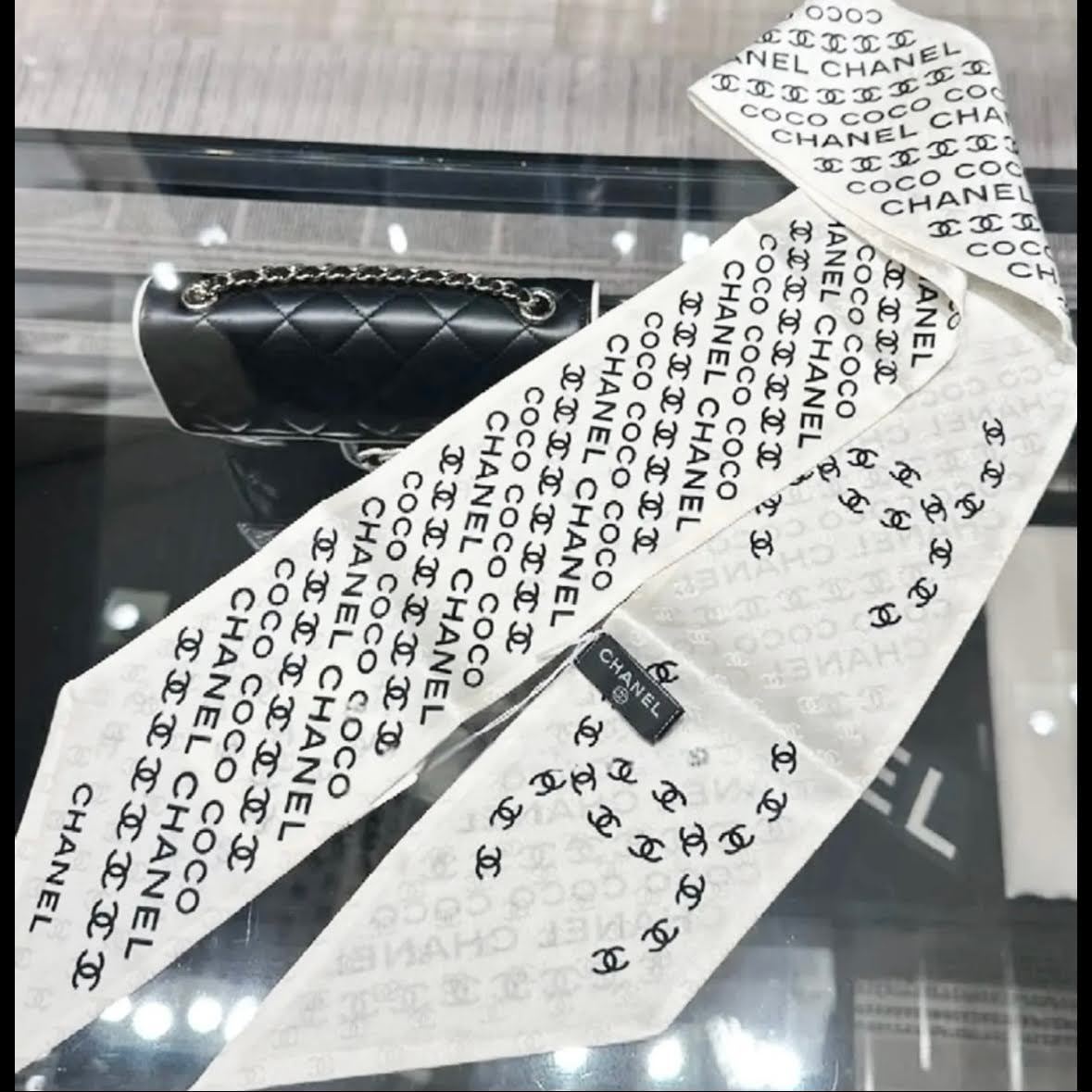 CHANEL 【Sale】シャネル 22P 2022春夏 ツイリー スカーフ ヘア