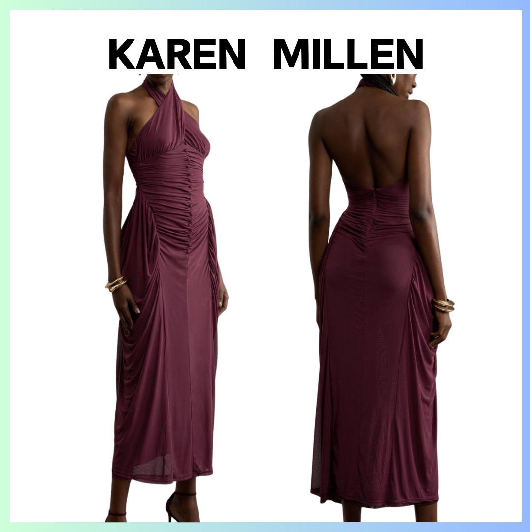 Karen Millen：ホルターネックタイトワンピース