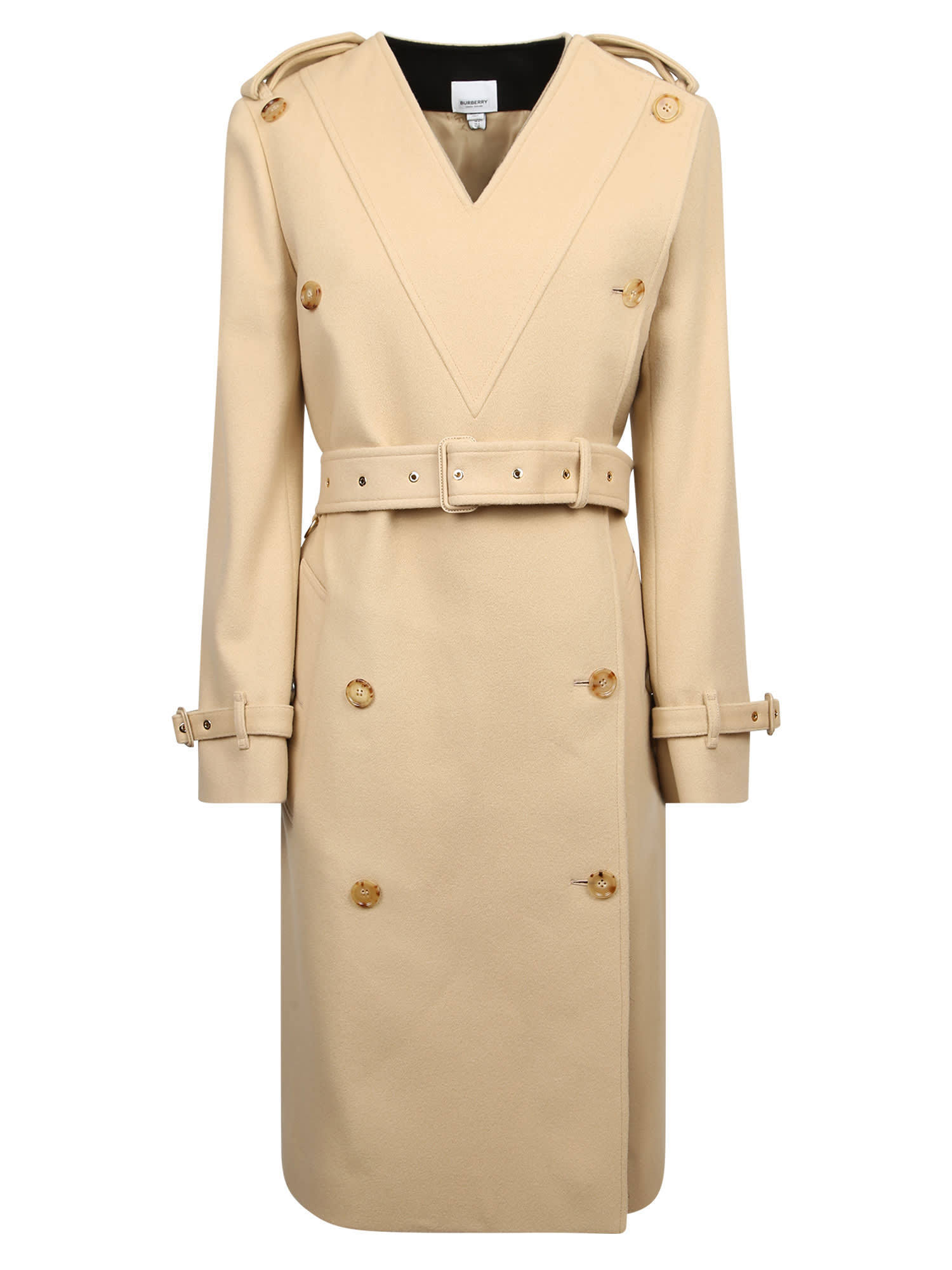 【送料&関税込】Burberry Cappotto Lana Beige