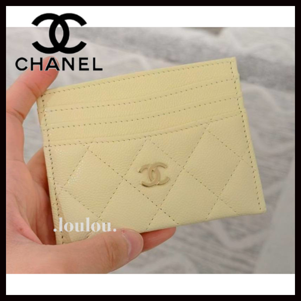 【可愛い爽やかカラー☆】CHANEL カードケース