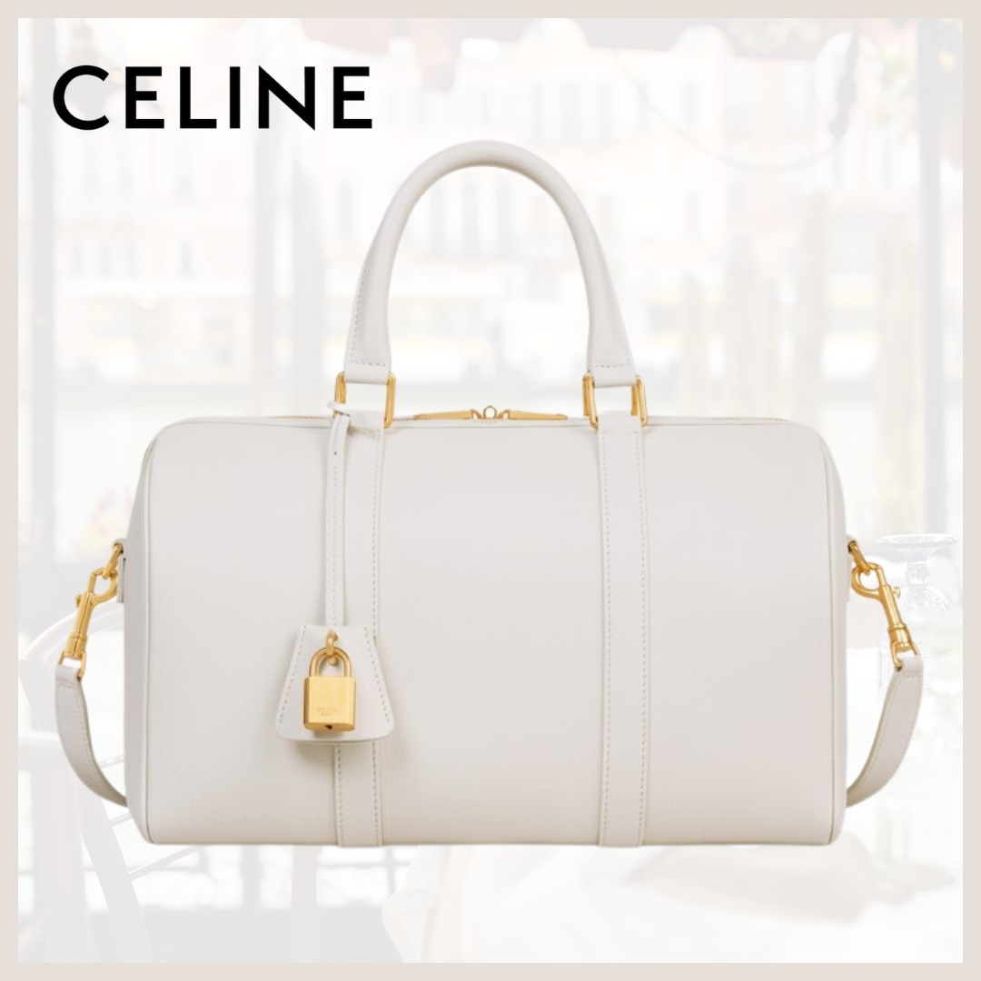 【CELINE】 ラージ ボストン 新作 セリーヌ ホワイト 直営店買付