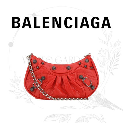 かご バッグ レッド（赤）系 BALENCIAGA(バレンシアガ) - 海外