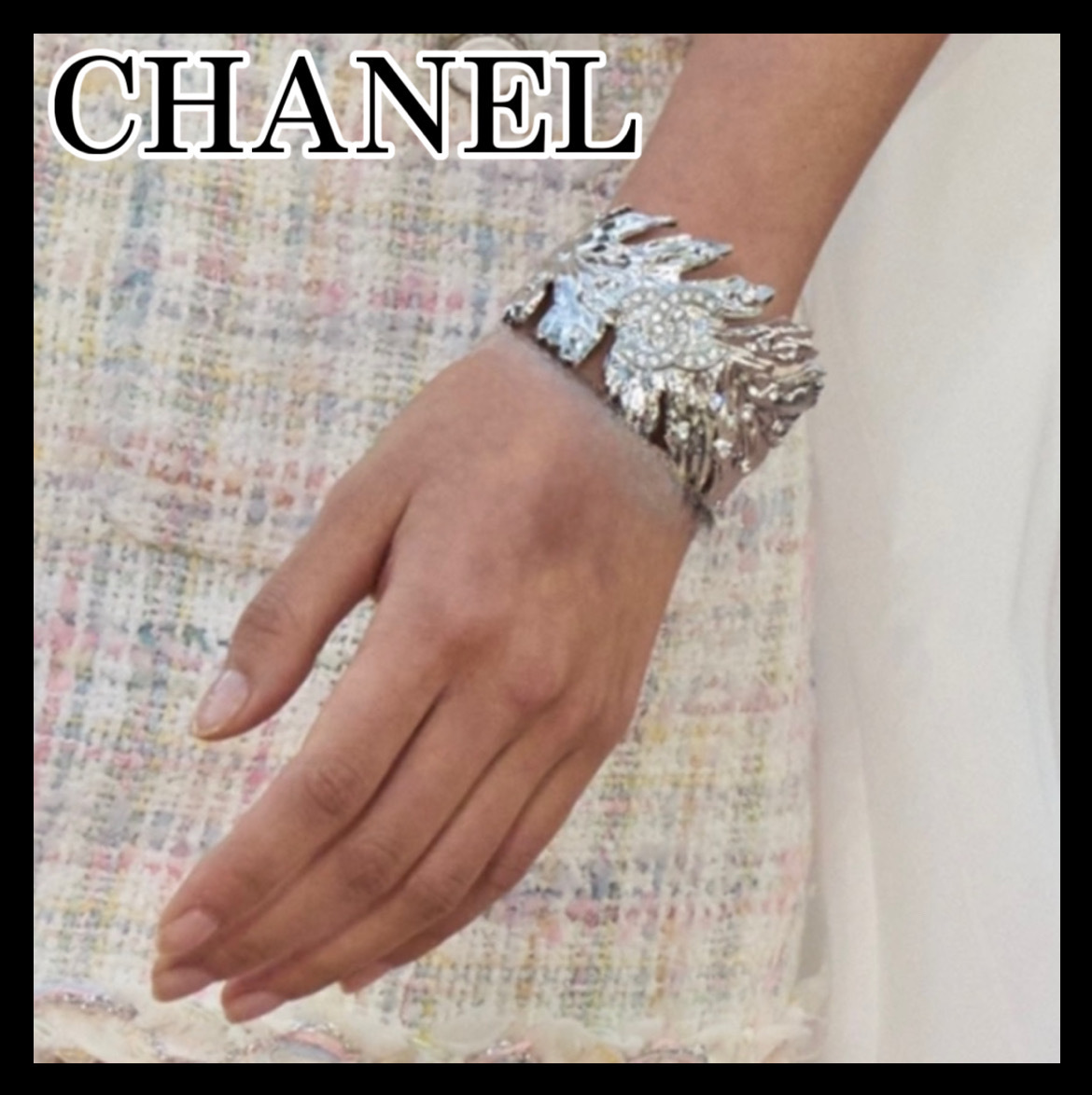 上品でエレガントな存在感溢れる♪》25S限定☆CHANEL バングル