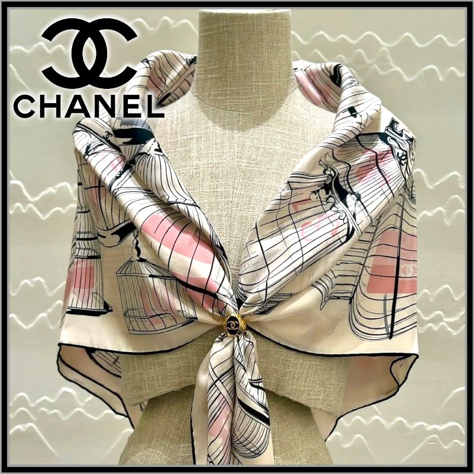 CHANEL 【直営買付】シャネル 22C シュシュ＆スカーフ セット