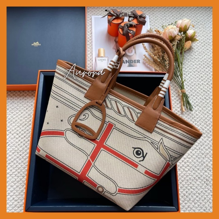 個性↑♪ [HERMES] スティープル 25 バッグ＜Quadrige au Fil＞
