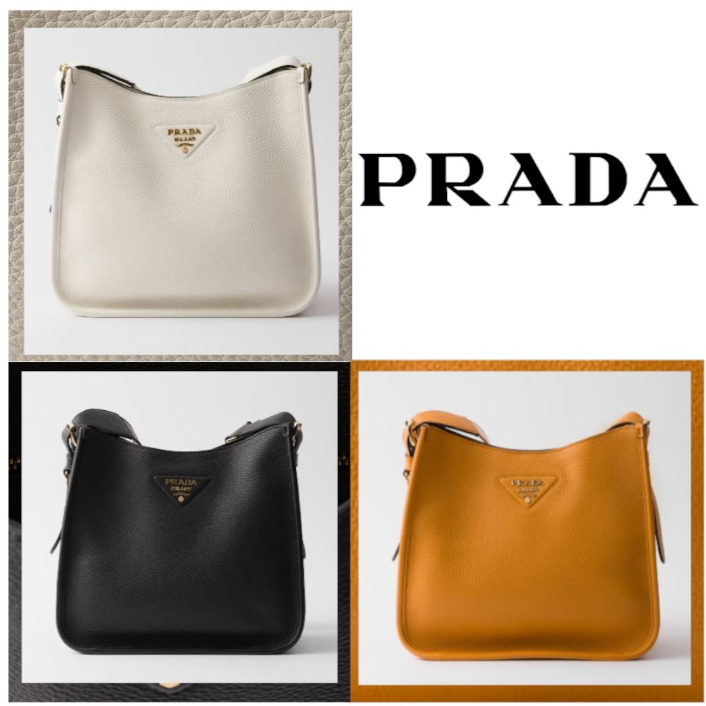 注目の新作♪【PRADA】レザー ショルダーバッグ