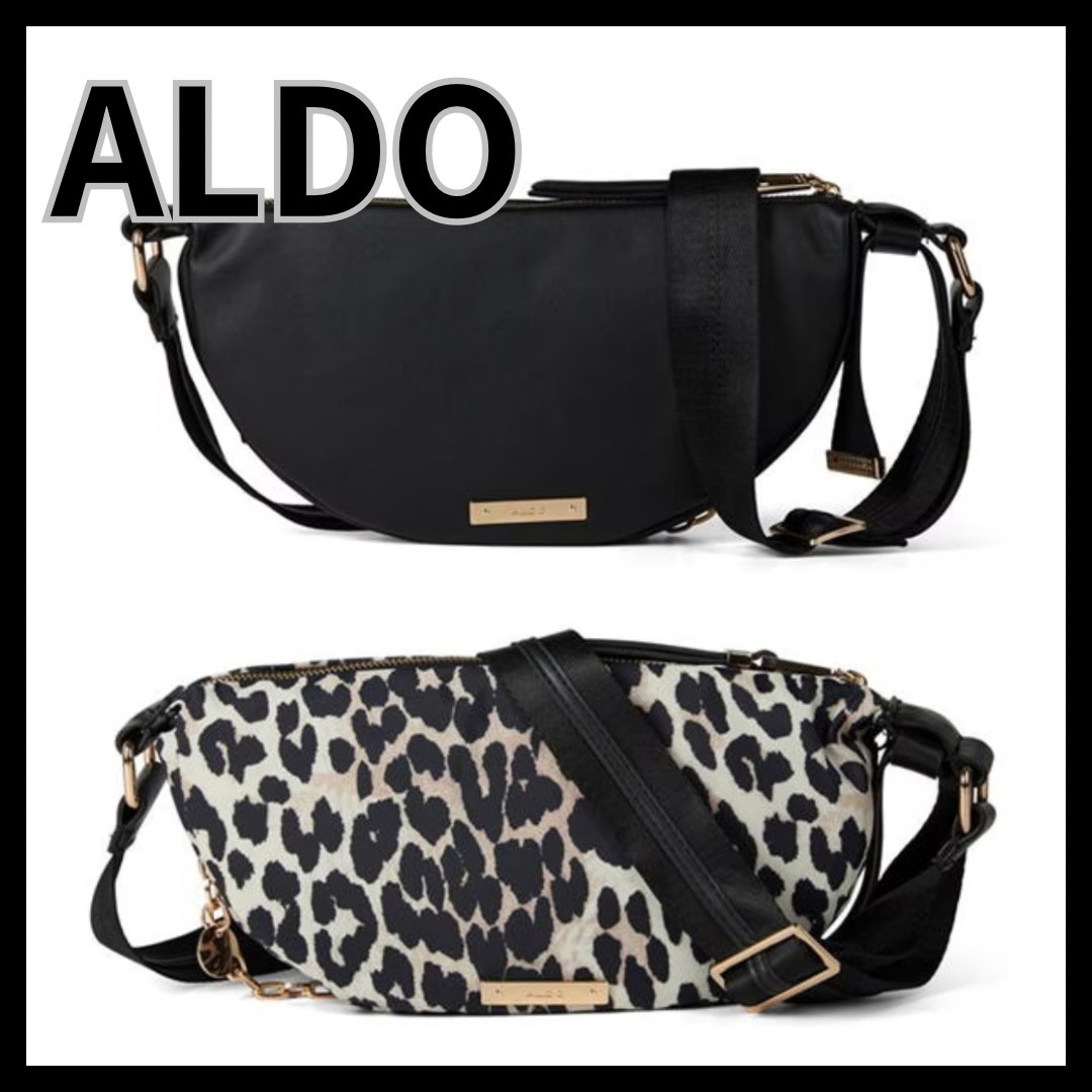2WAY【ALDO】Tallisa 半円 ムーン チェーン クロスボディ バッグ