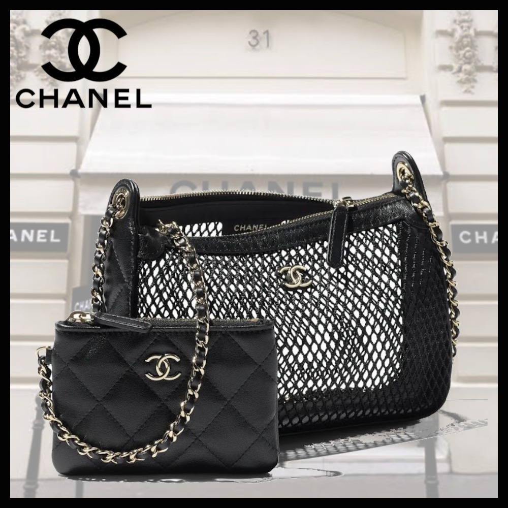 CHANEL♡2025ss チェーンクラッチバッグ