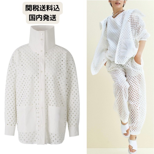 【HERNO】雑誌掲載！ ヘルノ ジオメトリカル レース ジャケット