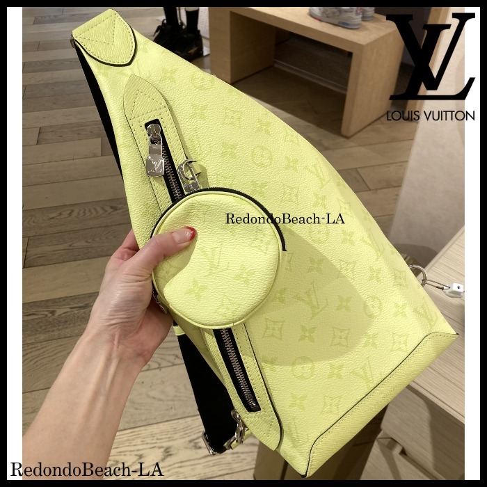 【鮮やかレモンイエロー】LOUIS VUITTON★Duo ショルダーバック