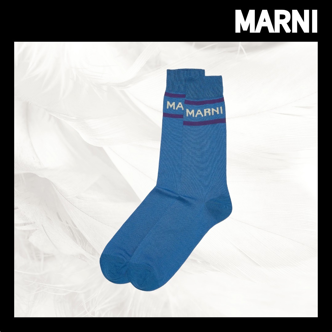 【MARNI】Logo Socks/追跡可能/全国送料無料