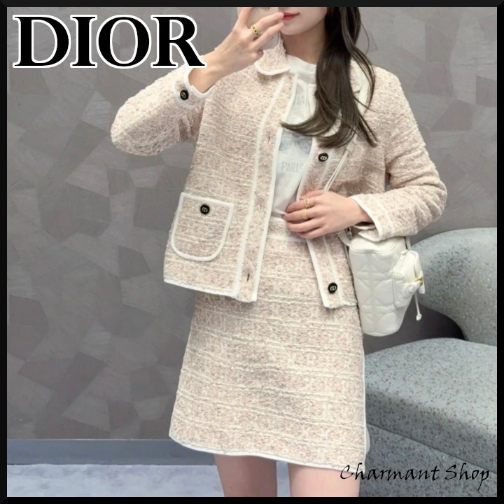 【DIOR】☆上品な可愛さ☆マクロカナージュ ジャケット
