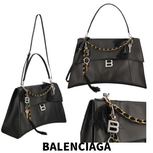 【BALENCIAGA】チャームディテールトップハンドルバッグ