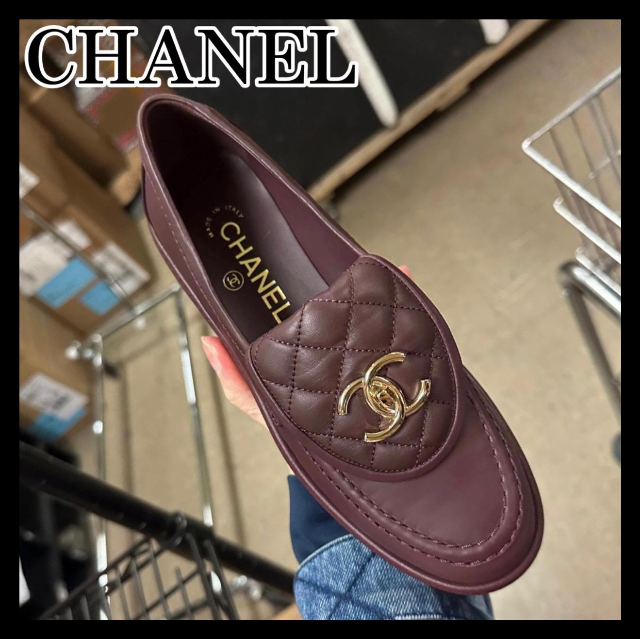 《マイルドな色味が可愛い♪》25S限定★CHANEL ローファー
