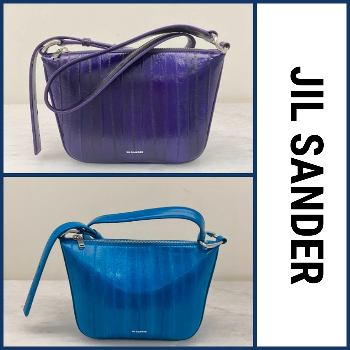 【JilSander】 ジルサンダー ロゴ ショルダーバッグ 2カラー展開