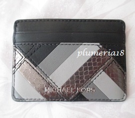 sale! Michael Kors★marquertry patchwrk card case leather