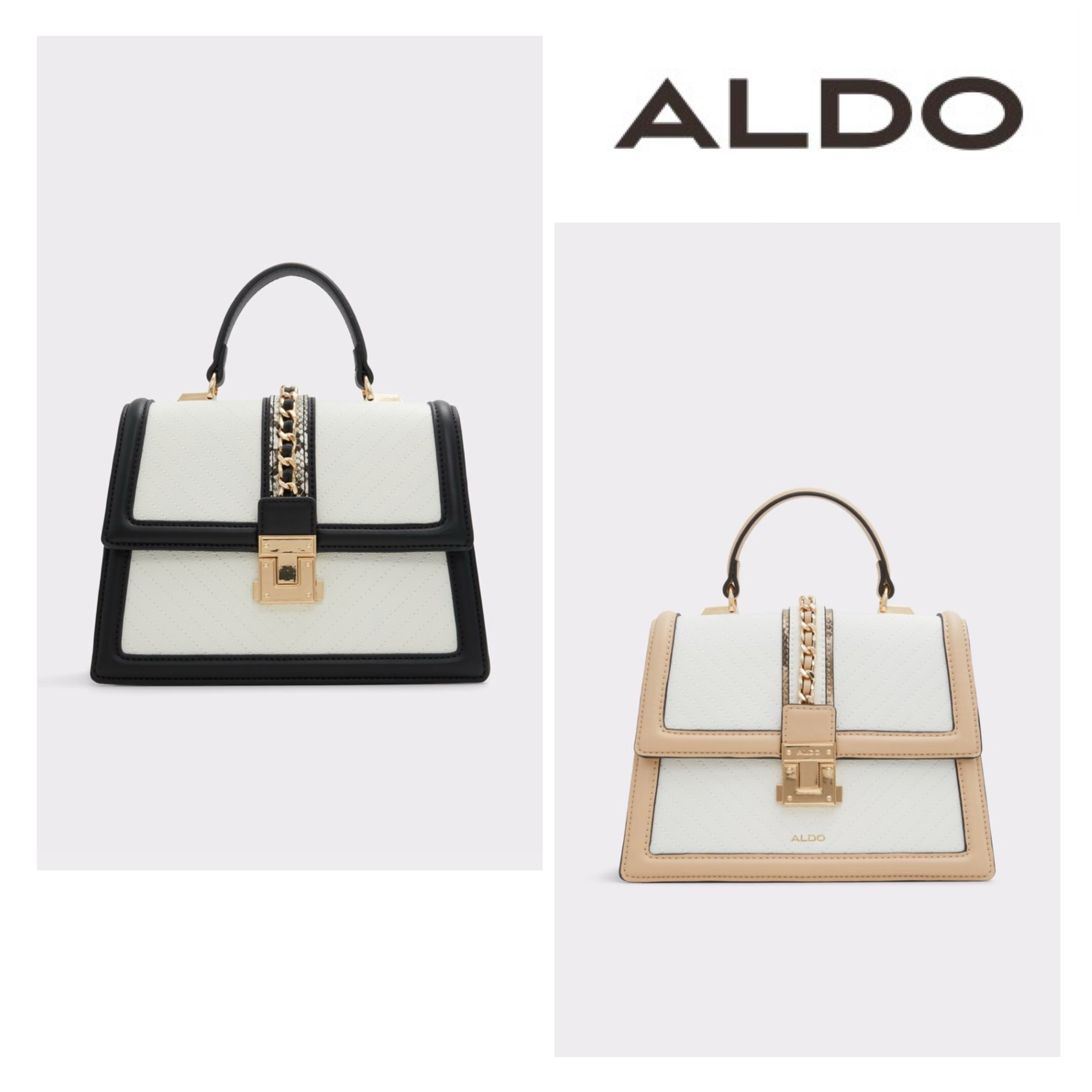 ALDO(アルド) ☆トップハンドルバッグ 2way パイソン