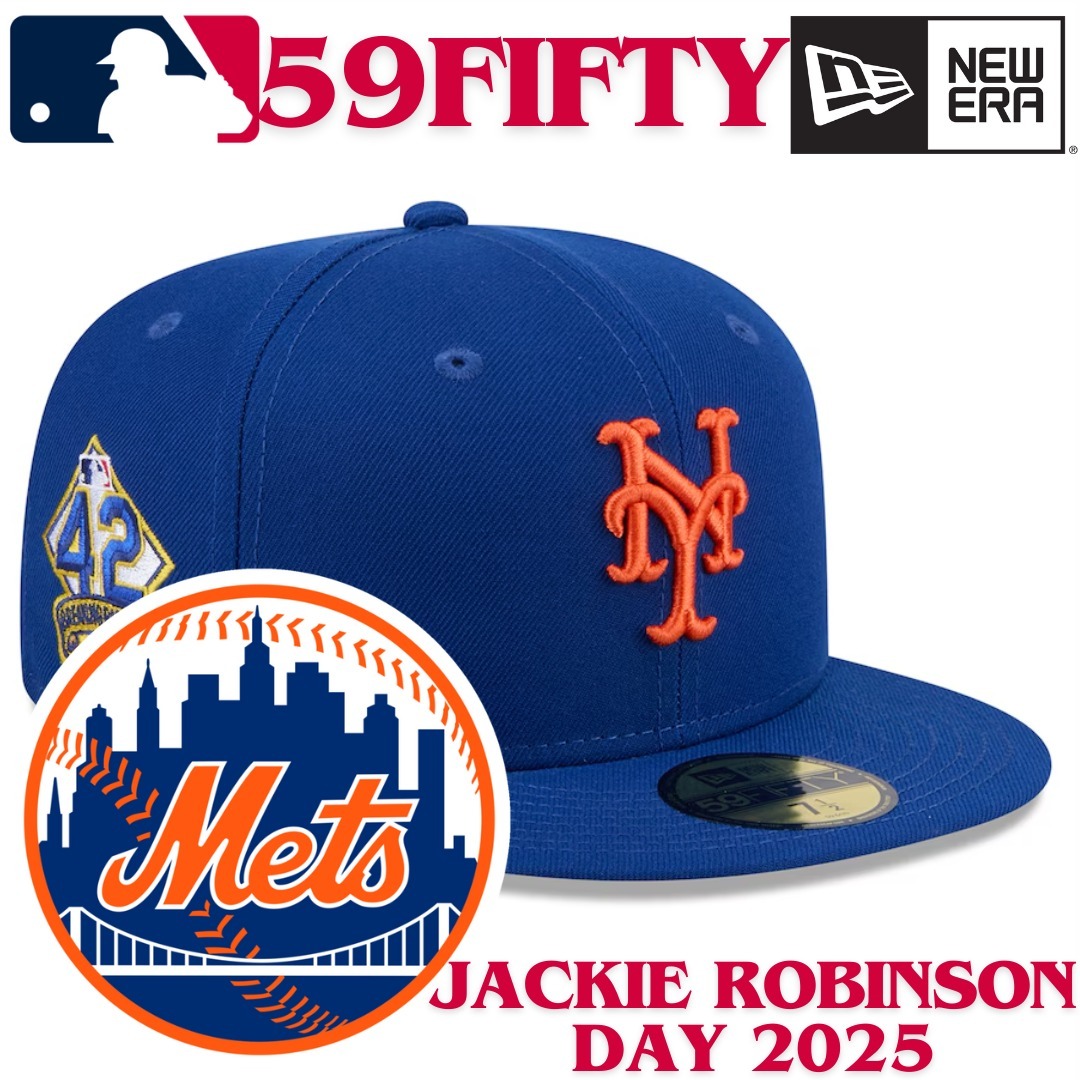 【海外限定】New Era 59FIFTY New York Mets Jackie Robinson