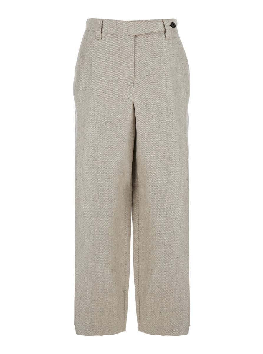 【関税＆送料込み】Brunello Cucinelli Beige Pants With Hidd
