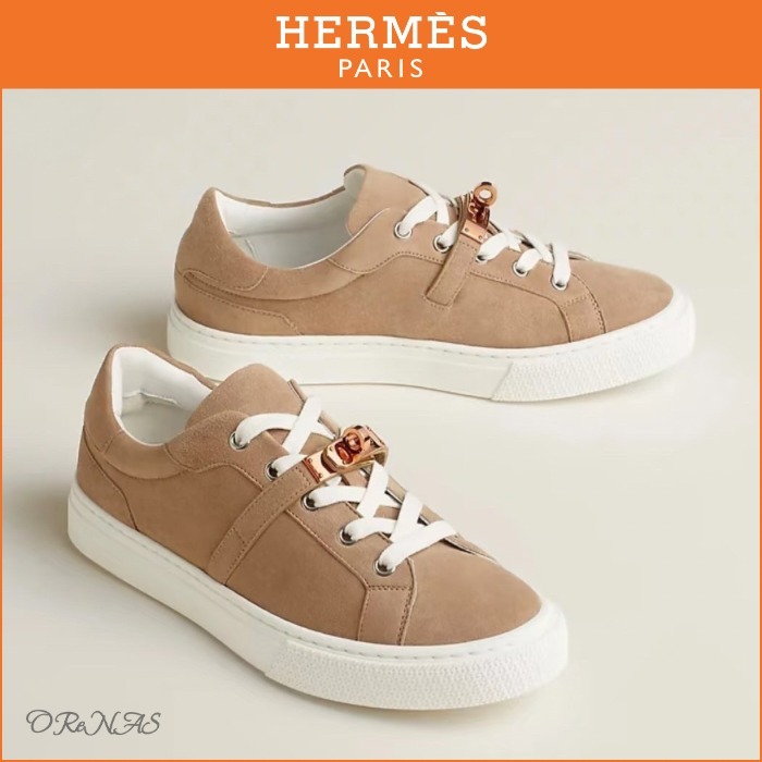 【上品でお洒落♪】HERMES スニーカー 《デイ》