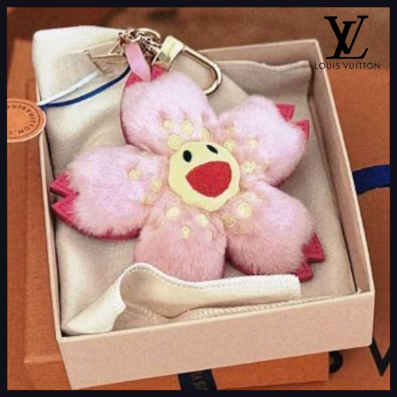 国内発送【限定コラボ桜】Louis Vuitton 村上隆 バッグチャーム