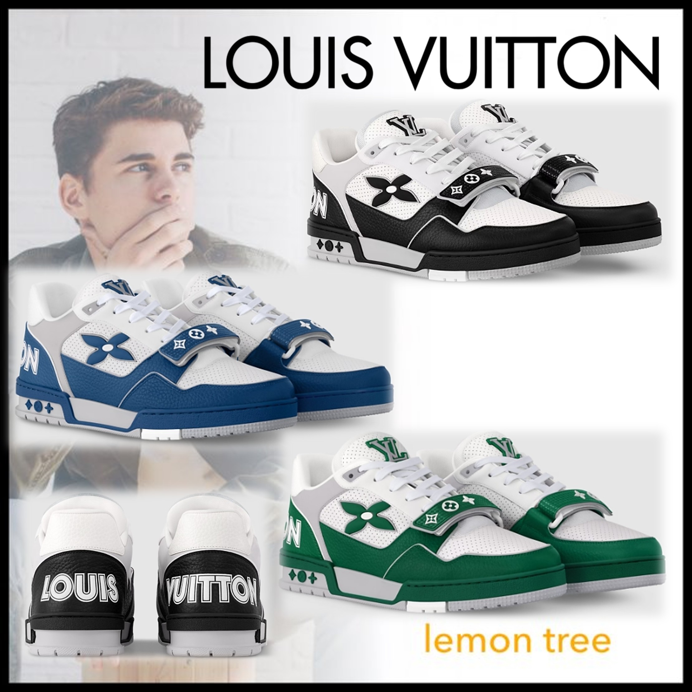 【Louis Vuitton】LV トレイナー スニーカー レザー 1AHTDE