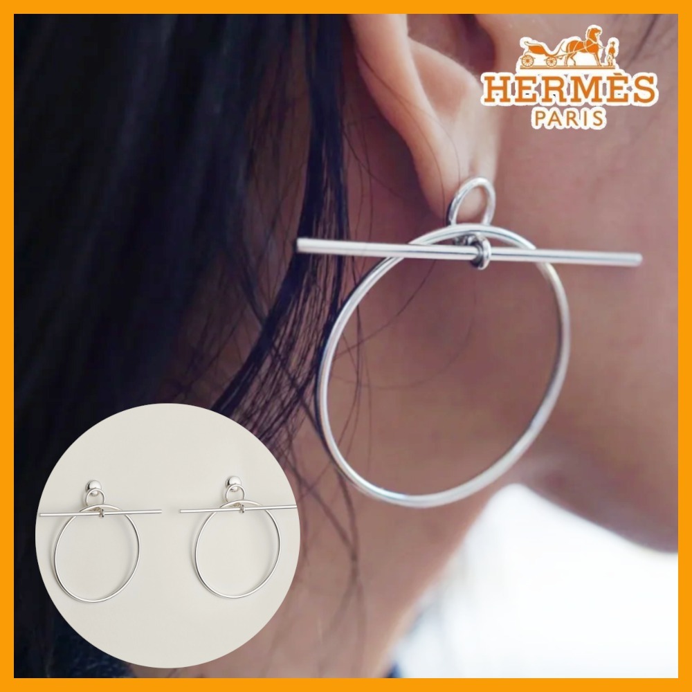 【今どきなエッセンスをプラス★】HERMES Loop MM ピアス
