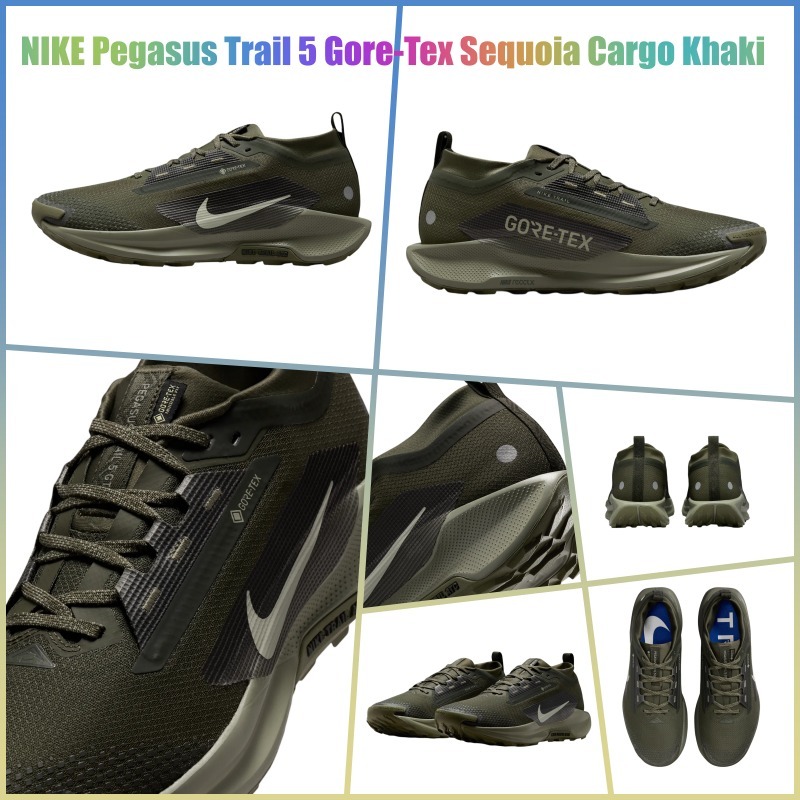 ★ナイキ★Pegasus Trail 5 Gore-Tex★Sequoia Cargo Khaki