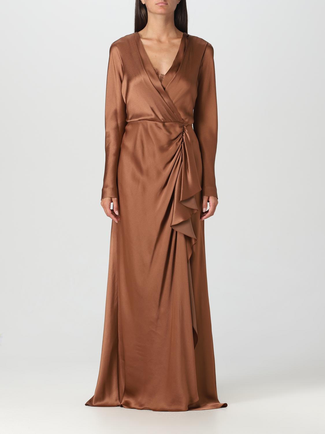 ワンピース A FERRETTI Woman Dress Brown 04326619 0099
