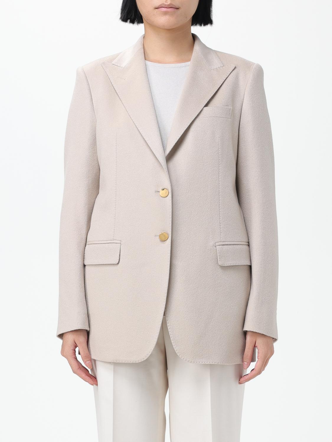 アウターその他 TAGLIATORE Woman Blazer Beige JBERTHA16B190014U A5070