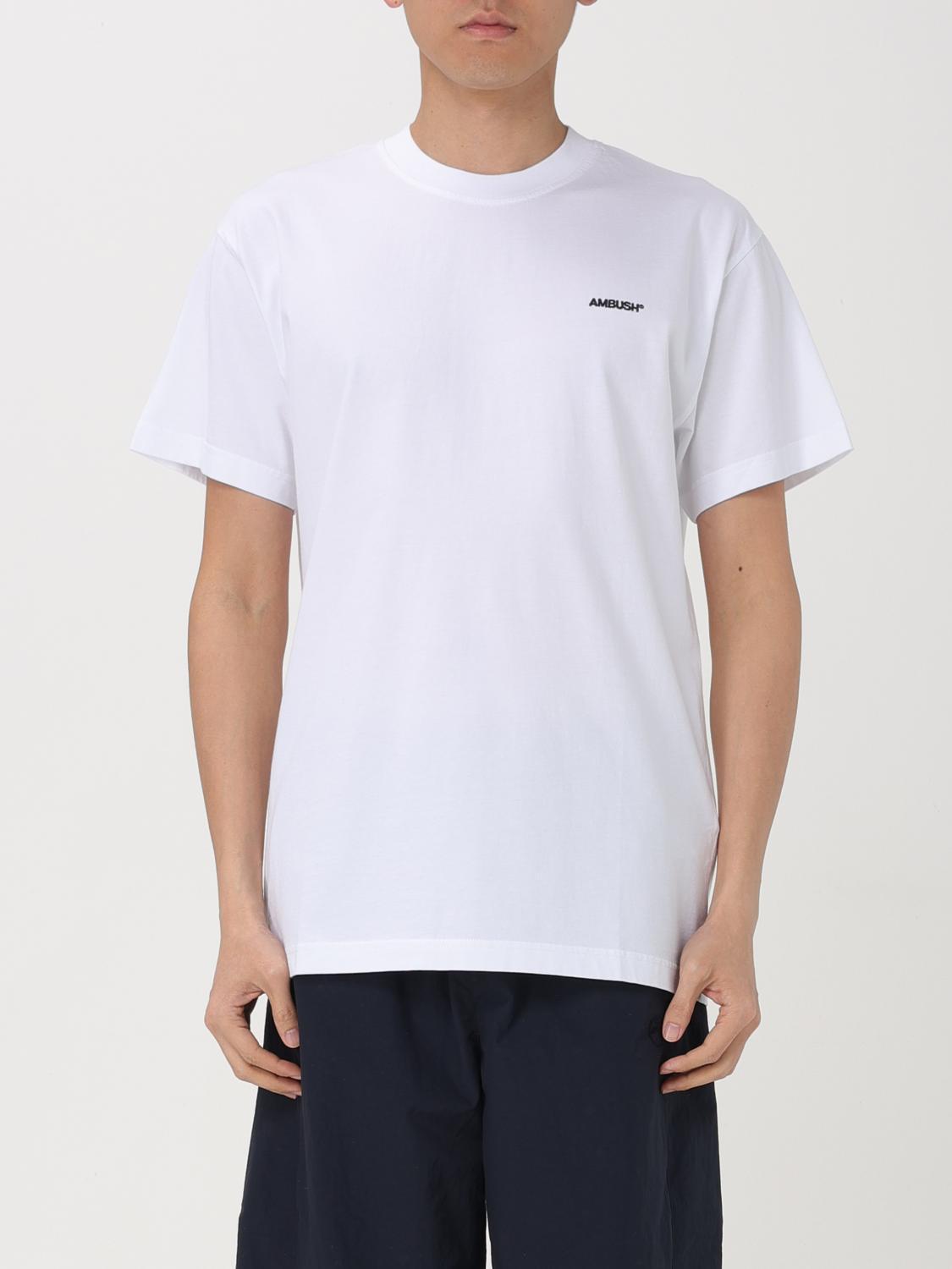 Tシャツ・カットソー AMBUSH Men T-shirt White BMAA002S24JER001 0110
